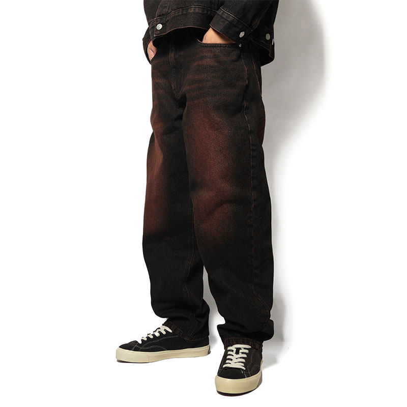 Cheers(チアーズ)/ DENIM 5P PANTS -BLACK-