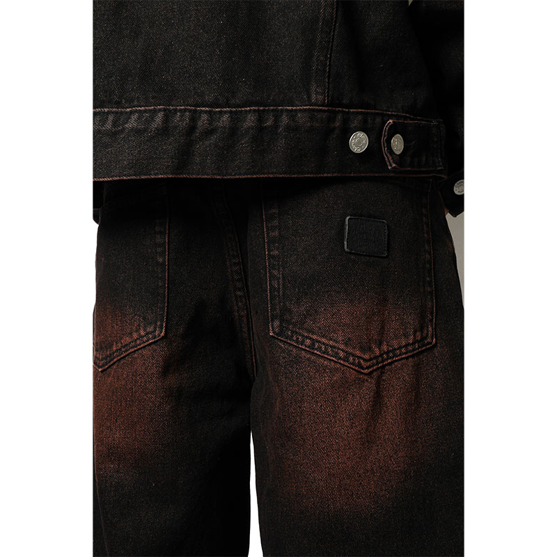 Cheers(チアーズ)/ DENIM 5P PANTS -BLACK-