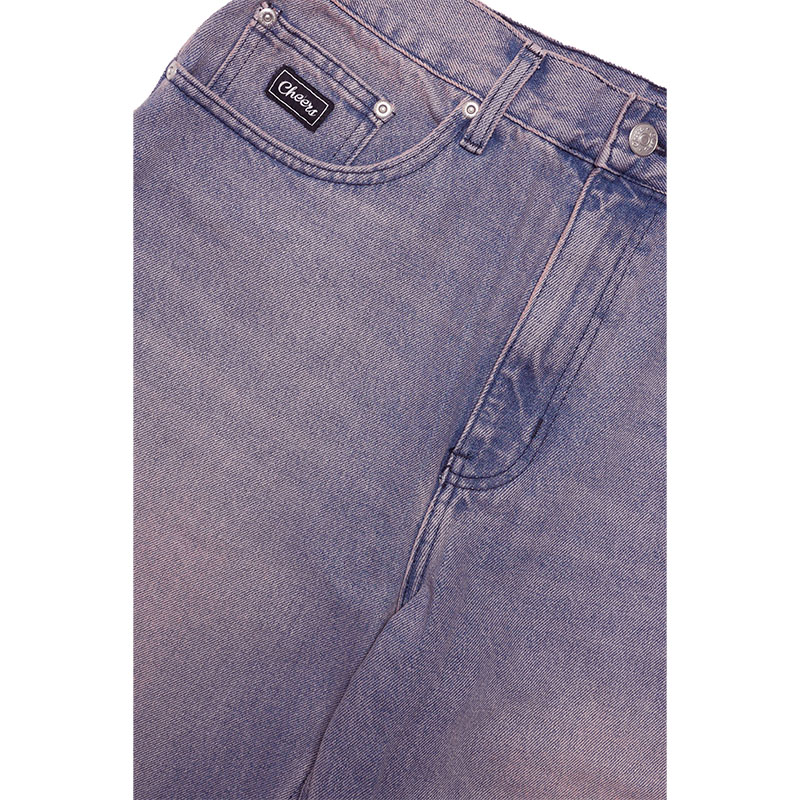Cheers(チアーズ)/ DENIM 5P PANTS -NAVY-