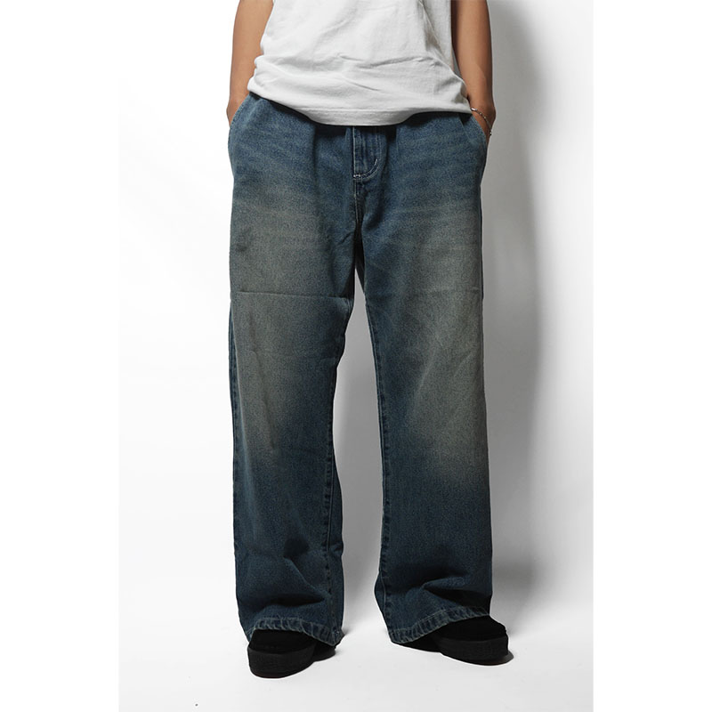 Cheers(チアーズ)/ BAGGY DENIM PANTS -U.INDIGO-