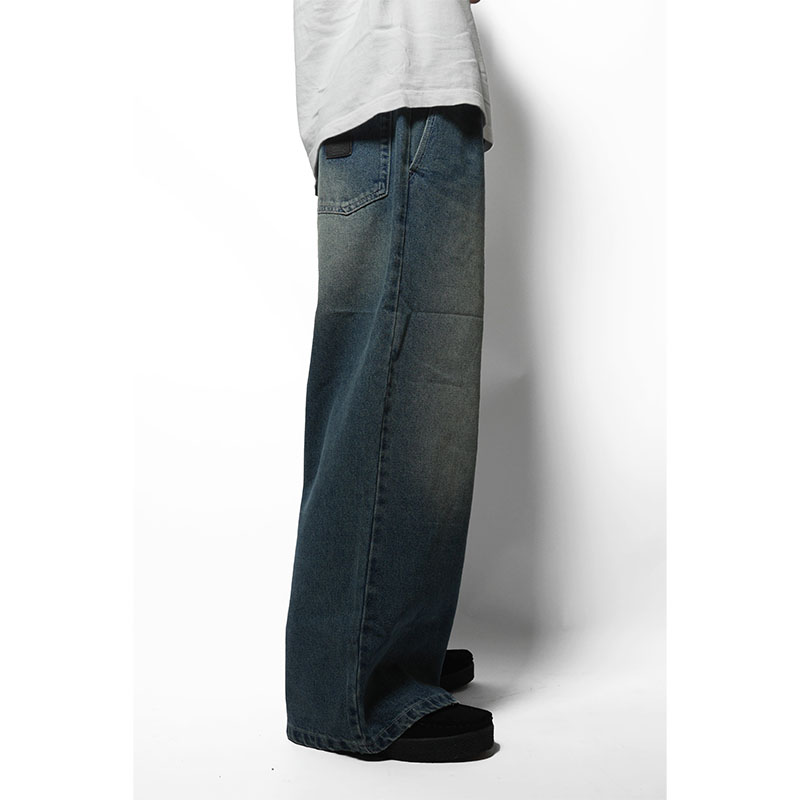 Cheers(チアーズ)/ BAGGY DENIM PANTS -U.INDIGO-