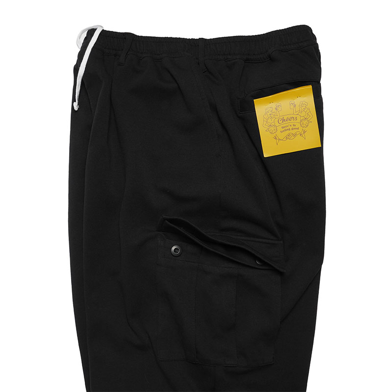 Cheers(チアーズ)/ WT SW CARGO PANTS -BLACK-