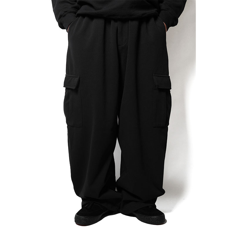 Cheers(チアーズ)/ WT SW CARGO PANTS -BLACK-