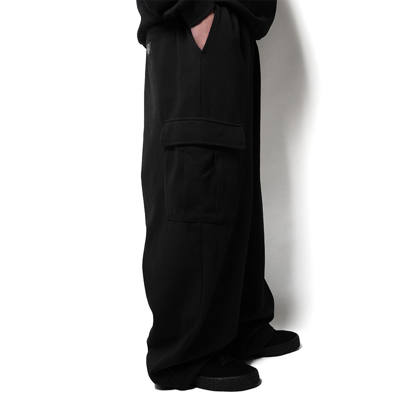 Cheers(チアーズ)/ WT SW CARGO PANTS -BLACK-