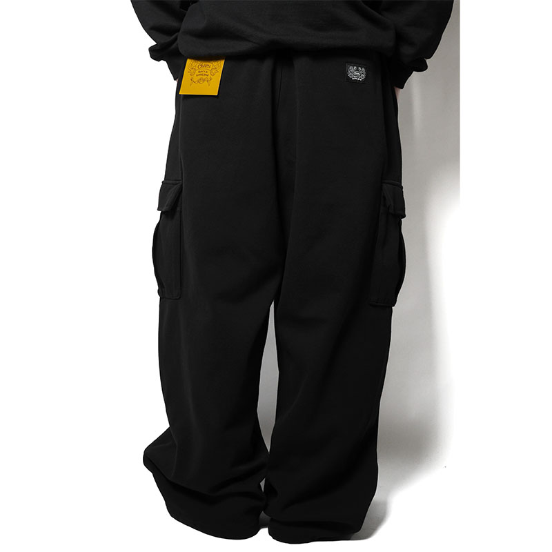Cheers(チアーズ)/ WT SW CARGO PANTS -BLACK-