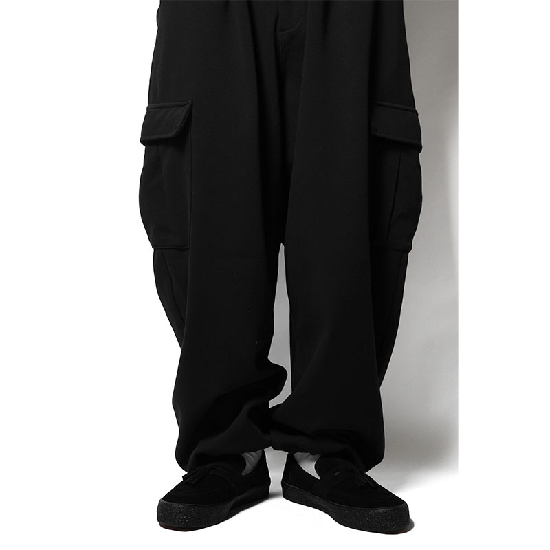 Cheers(チアーズ)/ WT SW CARGO PANTS -BLACK-