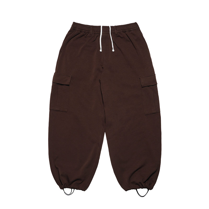 Cheers(チアーズ)/ WT SW CARGO PANTS -BROWN-