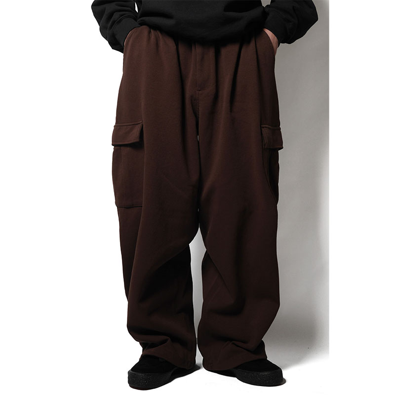 Cheers(チアーズ)/ WT SW CARGO PANTS -BROWN-