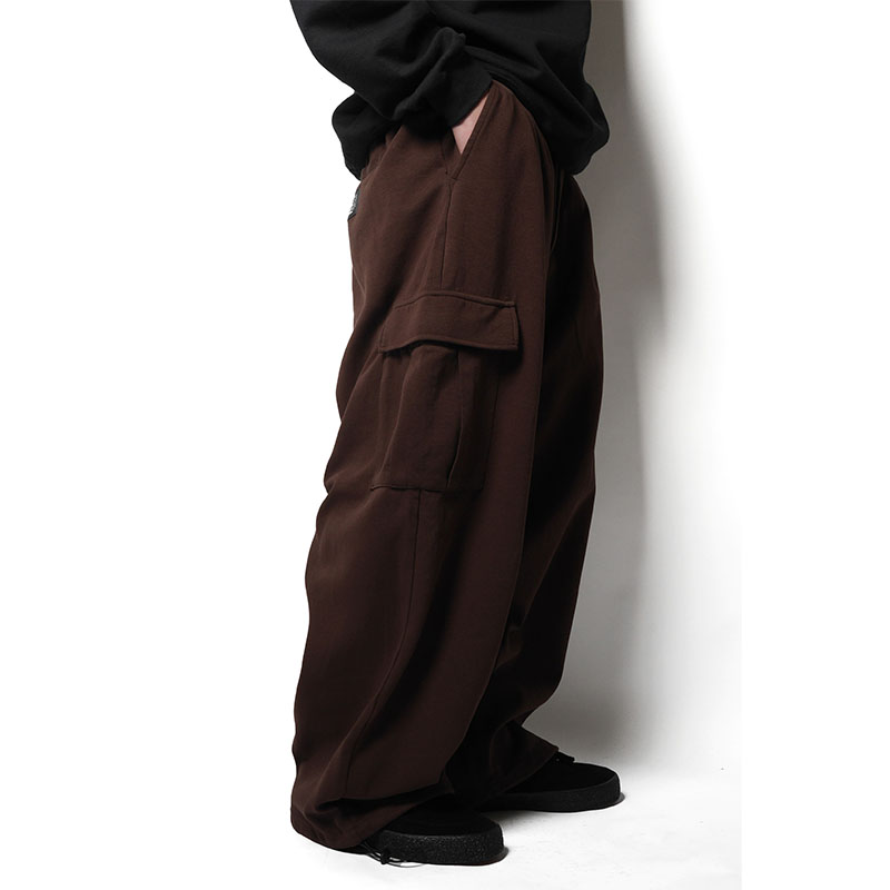 Cheers(チアーズ)/ WT SW CARGO PANTS -BROWN-