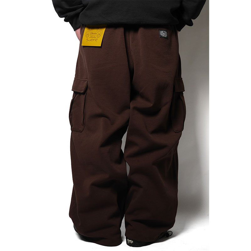 Cheers(チアーズ)/ WT SW CARGO PANTS -BROWN-