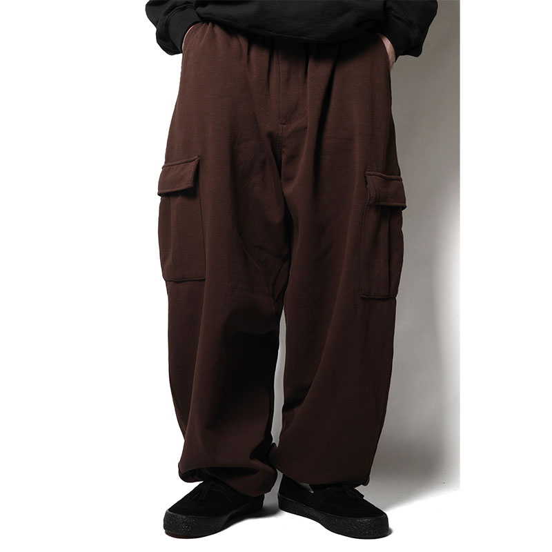 Cheers(チアーズ)/ WT SW CARGO PANTS -BROWN-