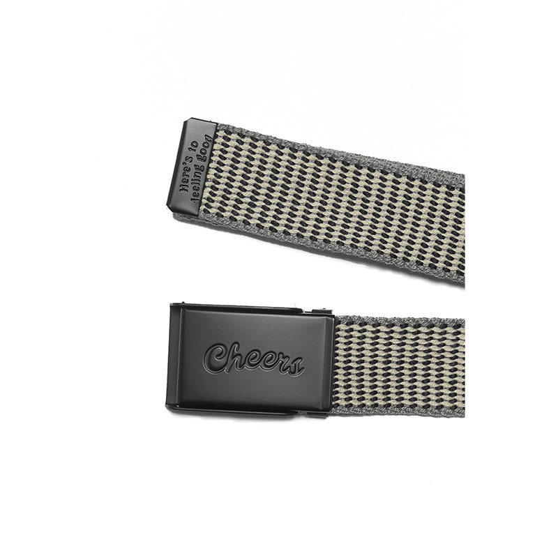 Cheers(チアーズ)/ BELT PATTERN -CHARCOAL-