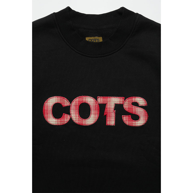 COTS(コッツ)/ CHECK LOGO CREWNECK -3.COLOR-