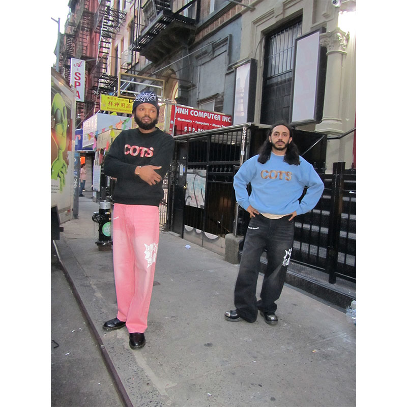 COTS(コッツ)/ CHECK LOGO CREWNECK -3.COLOR-