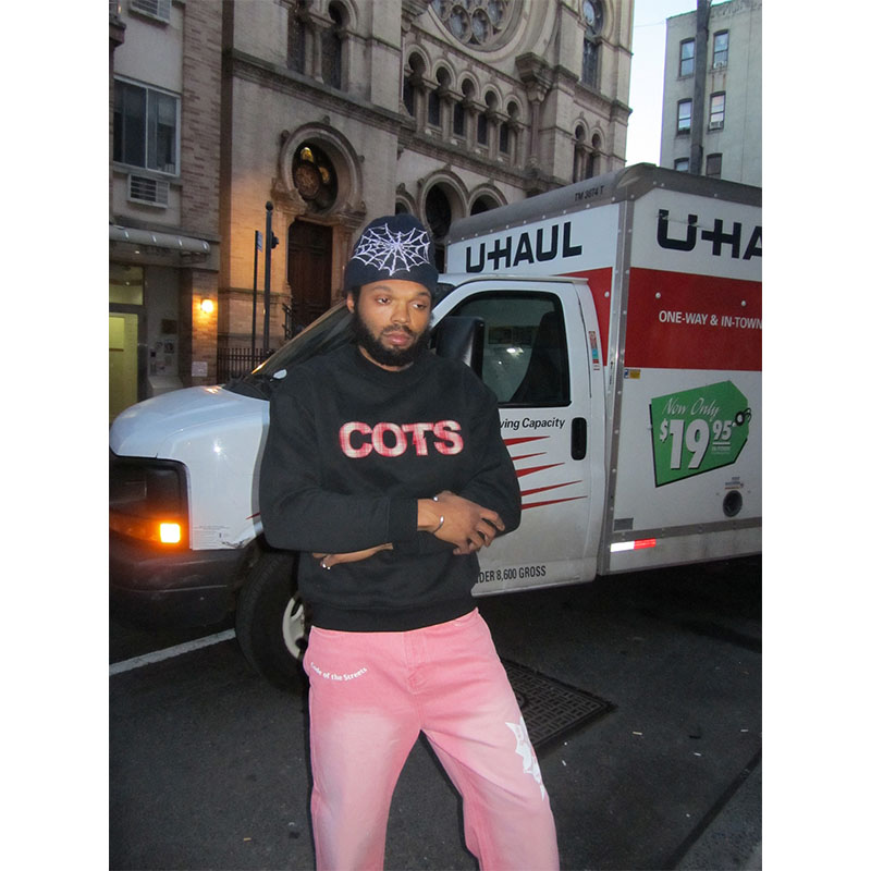 COTS(コッツ)/ CHECK LOGO CREWNECK -3.COLOR-