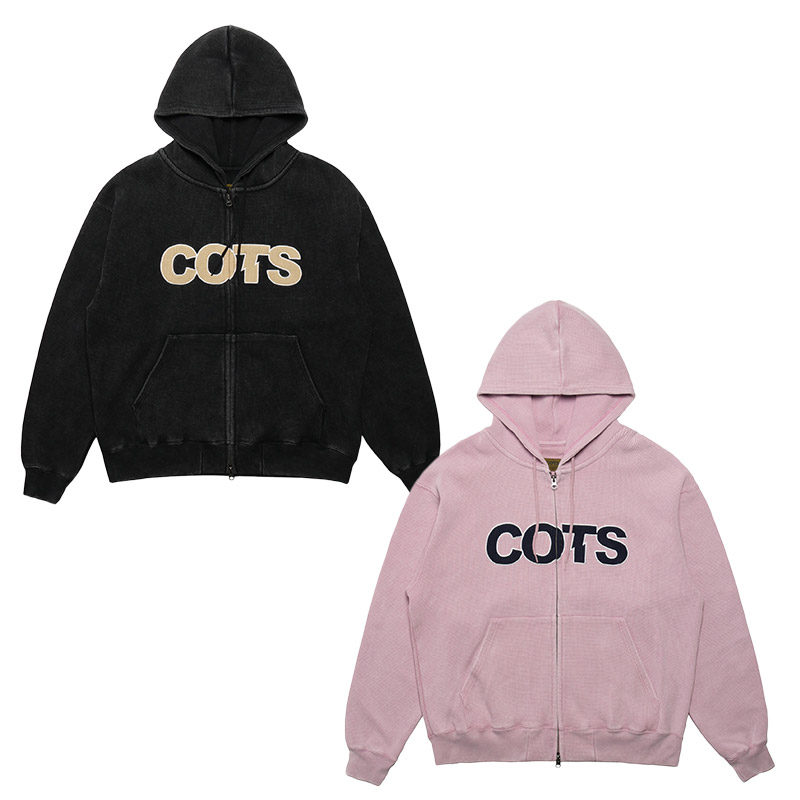 COTS(コッツ)/ THERMAL ZIP HOODIE -2.COLOR-