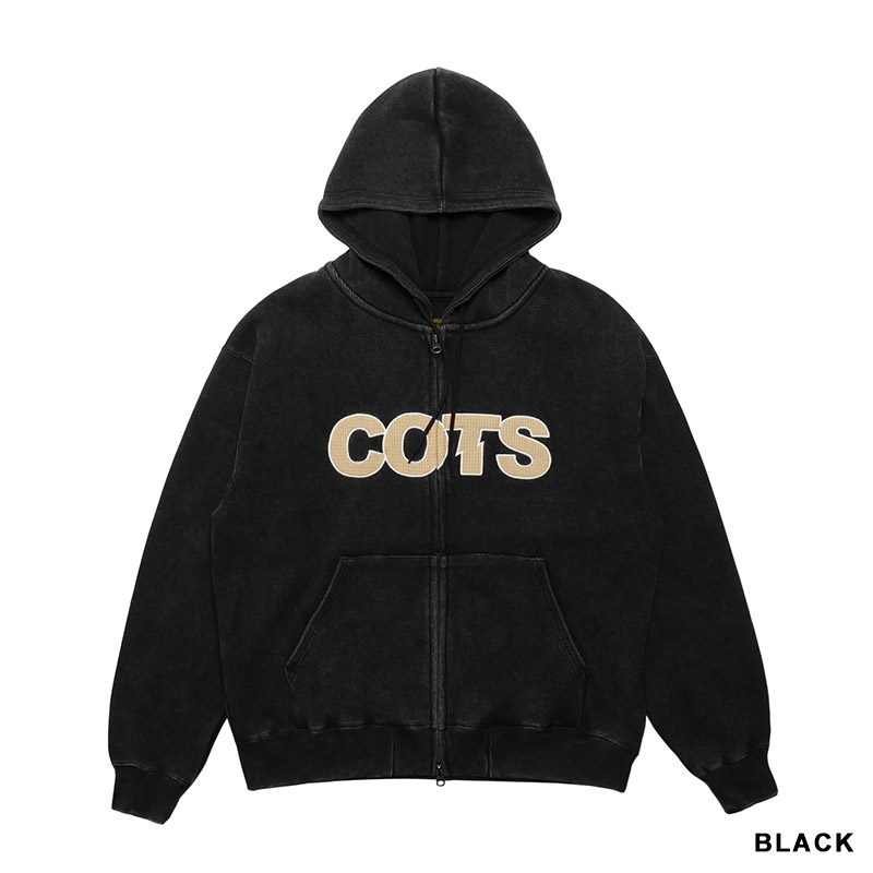 COTS(コッツ)/ THERMAL ZIP HOODIE -2.COLOR-