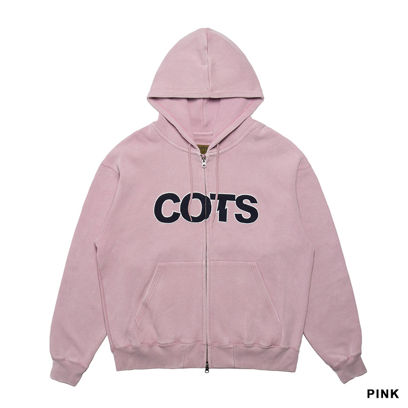 COTS(コッツ)/ THERMAL ZIP HOODIE -2.COLOR-