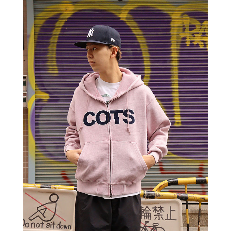 COTS(コッツ)/ THERMAL ZIP HOODIE -2.COLOR-