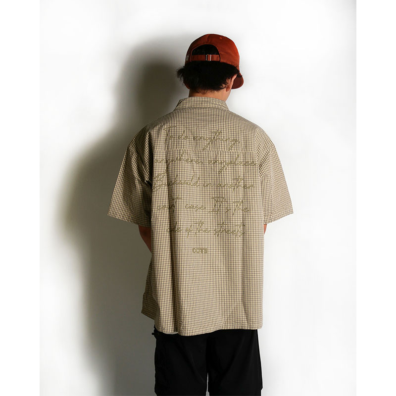 COTS(コッツ)/ MESSAGE CHECK SHIRT -2.COLOR-