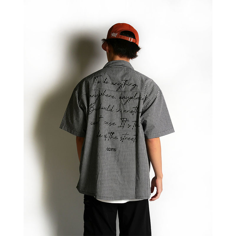 COTS(コッツ)/ MESSAGE CHECK SHIRT -2.COLOR-