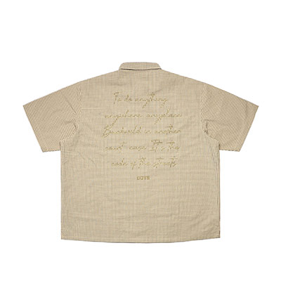 COTS(コッツ)/ MESSAGE CHECK SHIRT -2.COLOR-