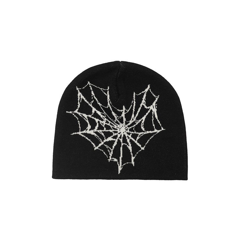 COTS(コッツ)/ SPIDER HEART KNIT CAP -3COLOR-(BLACK)