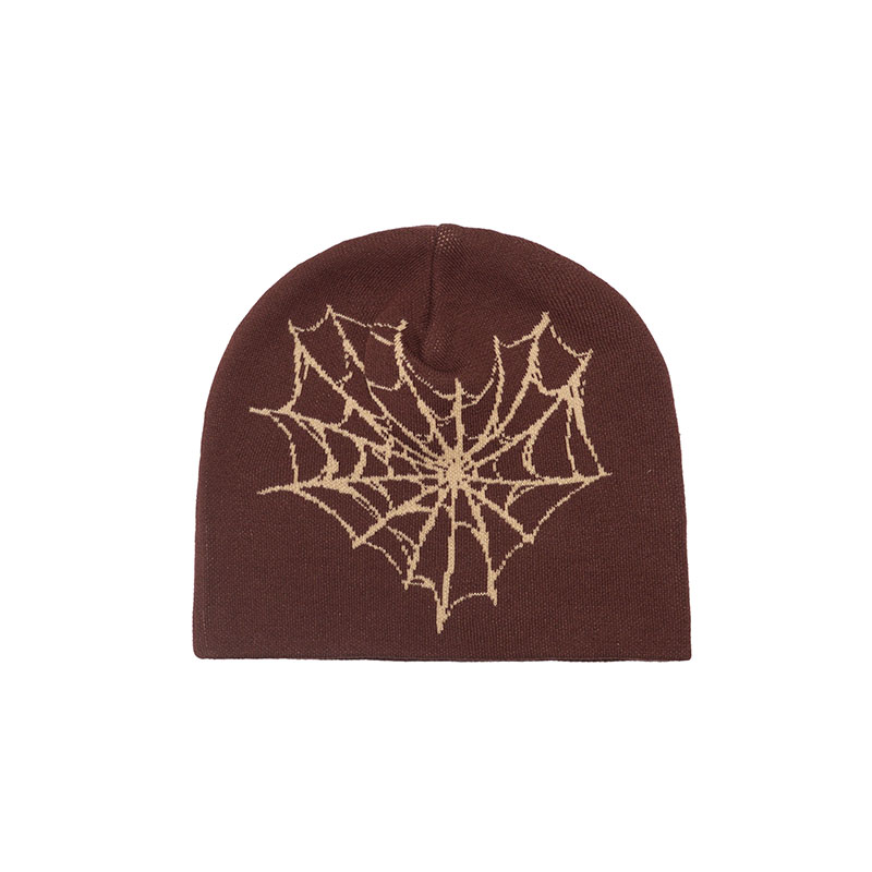 COTS(コッツ)/ SPIDER HEART KNIT CAP -3COLOR-(BROWN)