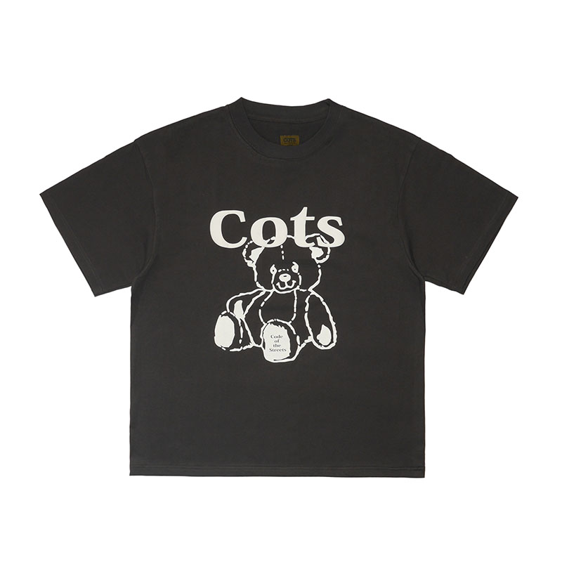 COTS(コッツ)/ TEDDY TEE -3COLOR-(CHARCOAL)