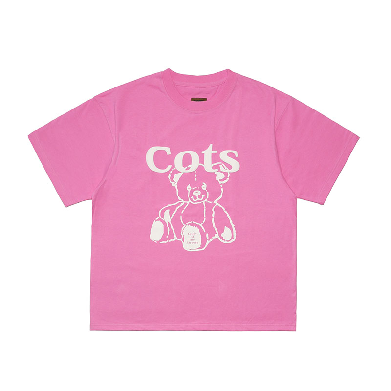 COTS(コッツ)/ TEDDY TEE -3COLOR-(PINK)