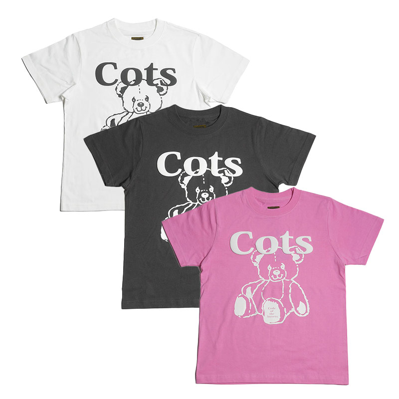 COTS(コッツ)/ TEDDY TEE(LADIES) -3COLOR-