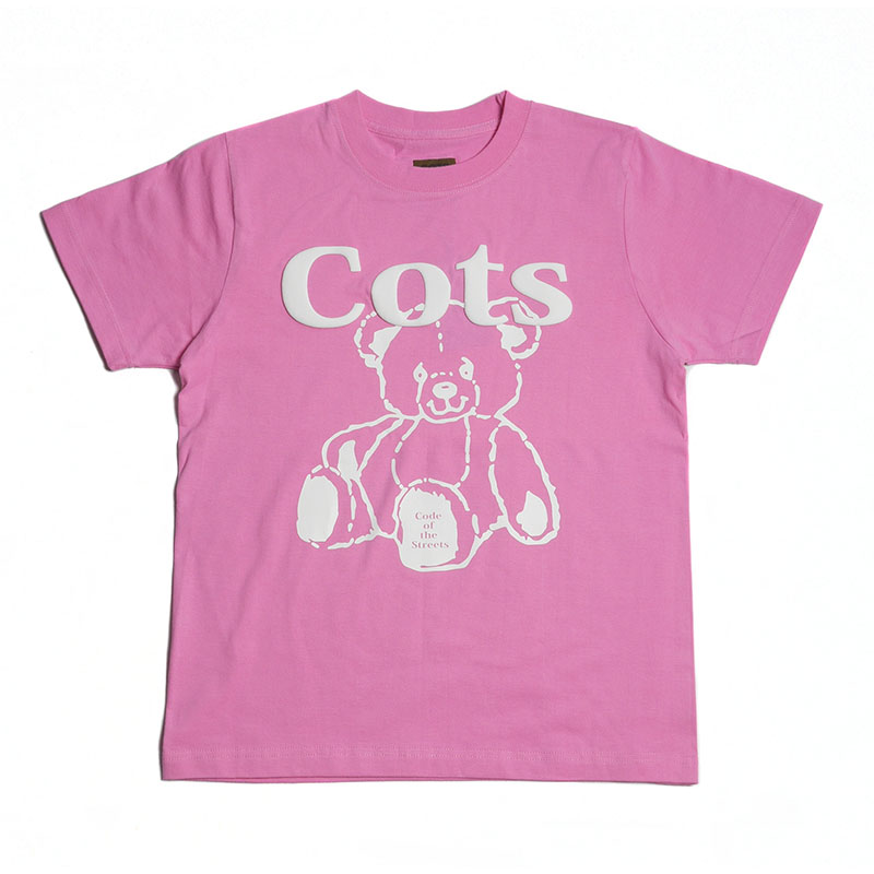COTS(コッツ)/ TEDDY TEE(LADIES) -3COLOR-(PINK)