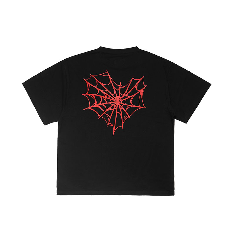 COTS(コッツ)/ SPIDER HEART TEE -2COLOR-(BLACK)