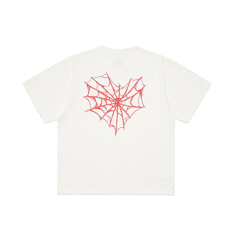 COTS(コッツ)/ SPIDER HEART TEE -2COLOR-(WHITE)