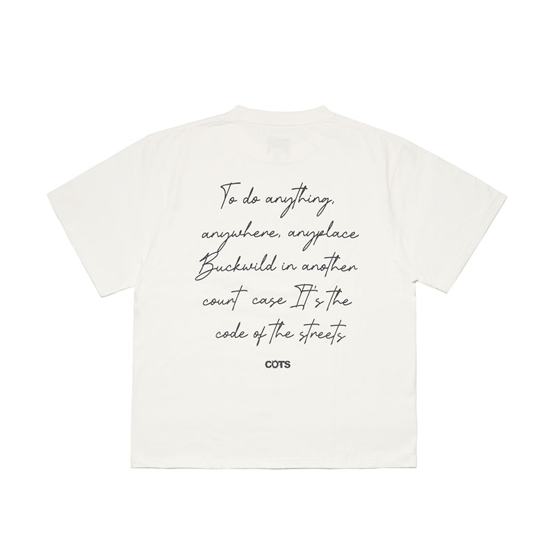 COTS(コッツ)/ PRAYER PIGMENT DYE TEE -2.COLOR-