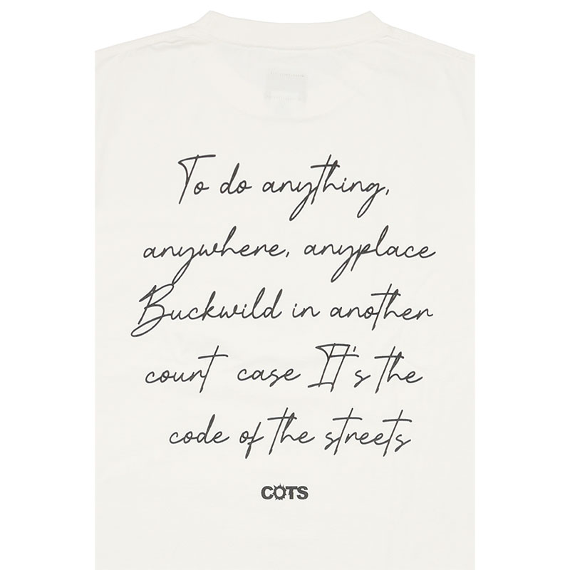 COTS(コッツ)/ PRAYER PIGMENT DYE TEE -2.COLOR-