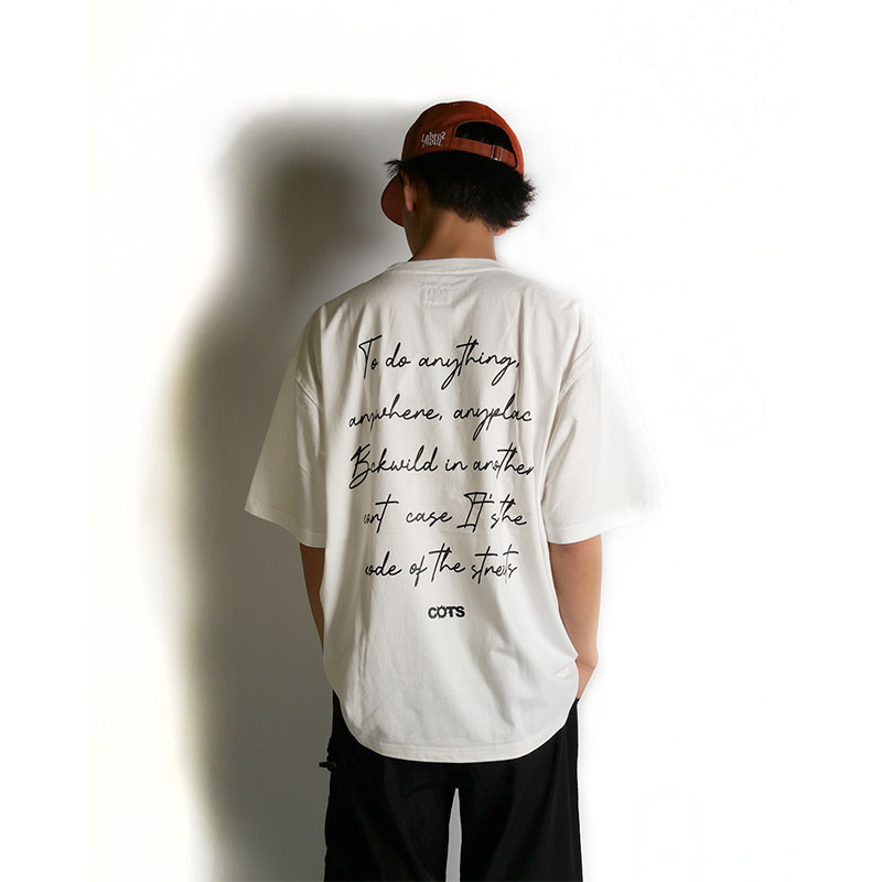 COTS(コッツ)/ PRAYER PIGMENT DYE TEE -2.COLOR-