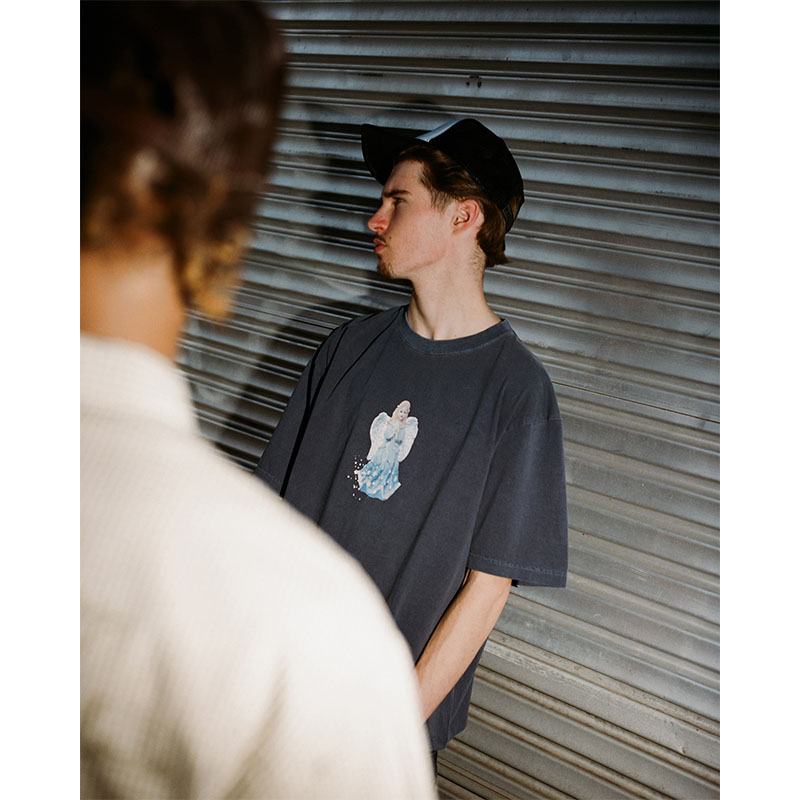 COTS(コッツ)/ PRAYER PIGMENT DYE TEE -2.COLOR-