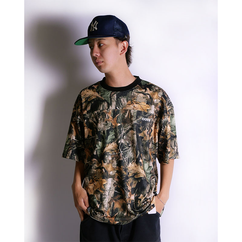COTS(コッツ)/ REAL MESH TEE -CAMO-
