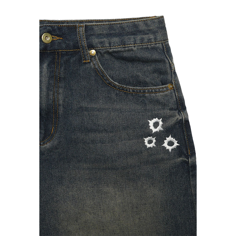 COTS(コッツ)/ DENIM JORTS -W.INDIGO-