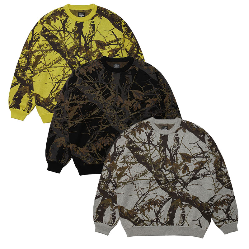 E.S.P.ORIGINAL(イーエスピーオリジナル)/ CAMO CREW KNIT -3COLOR-