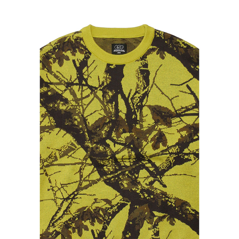 E.S.P.ORIGINAL(イーエスピーオリジナル)/ CAMO CREW KNIT -3COLOR-