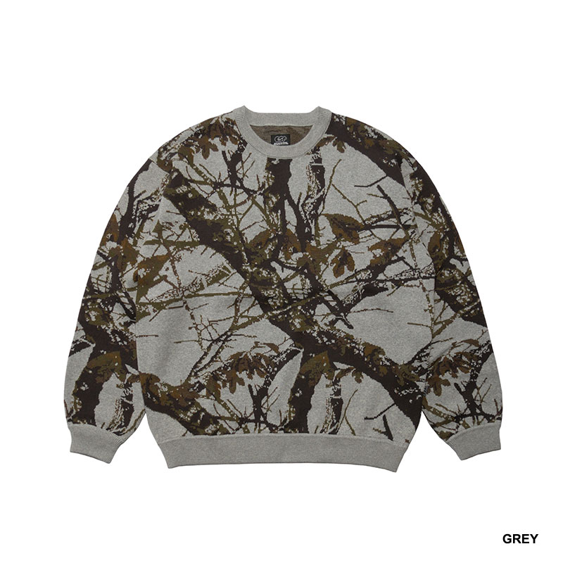 E.S.P.ORIGINAL(イーエスピーオリジナル)/ CAMO CREW KNIT -3COLOR-