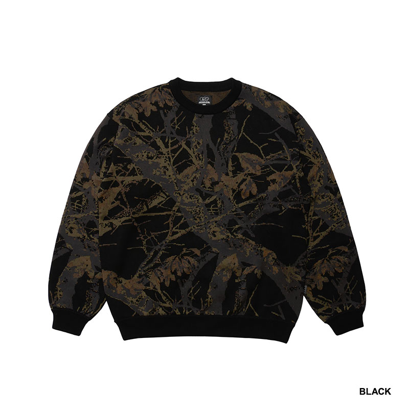 E.S.P.ORIGINAL(イーエスピーオリジナル)/ CAMO CREW KNIT -3COLOR-