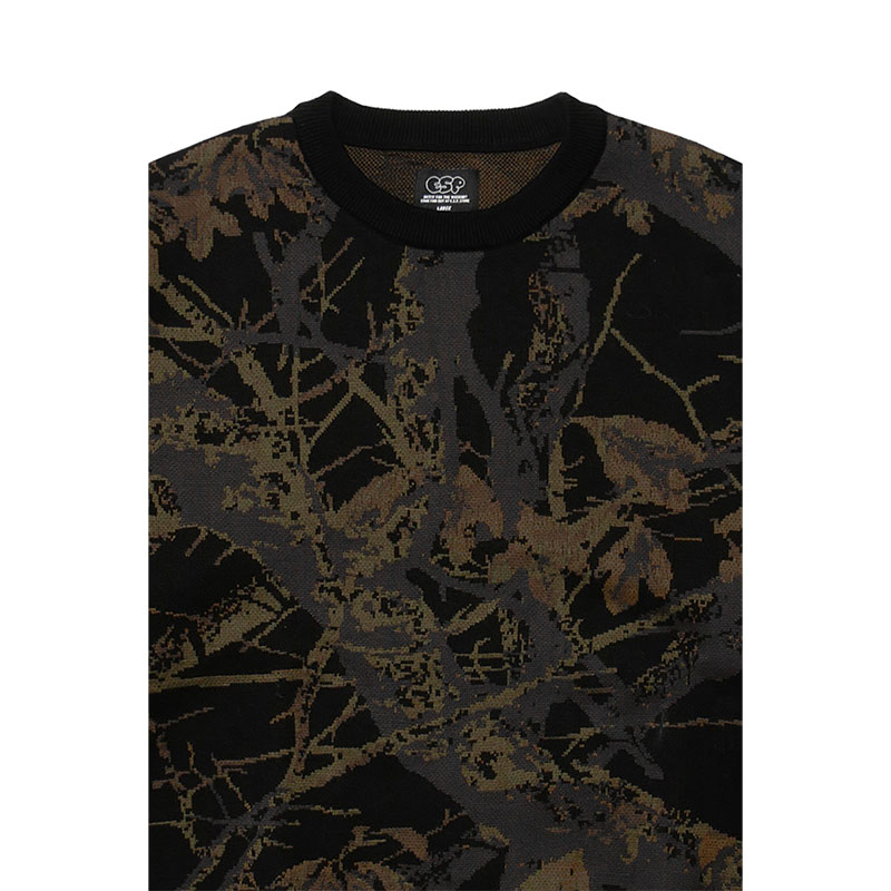 E.S.P.ORIGINAL(イーエスピーオリジナル)/ CAMO CREW KNIT -3COLOR-
