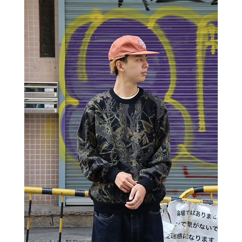 E.S.P.ORIGINAL(イーエスピーオリジナル)/ CAMO CREW KNIT -3COLOR-