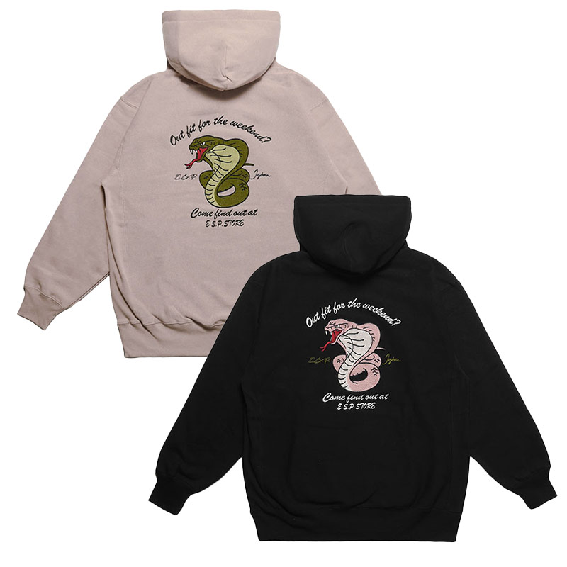 E.S.P.ORIGINAL(イーエスピーオリジナル)/ SOUVENIR SNAKE HOOD SW -2.COLOR-