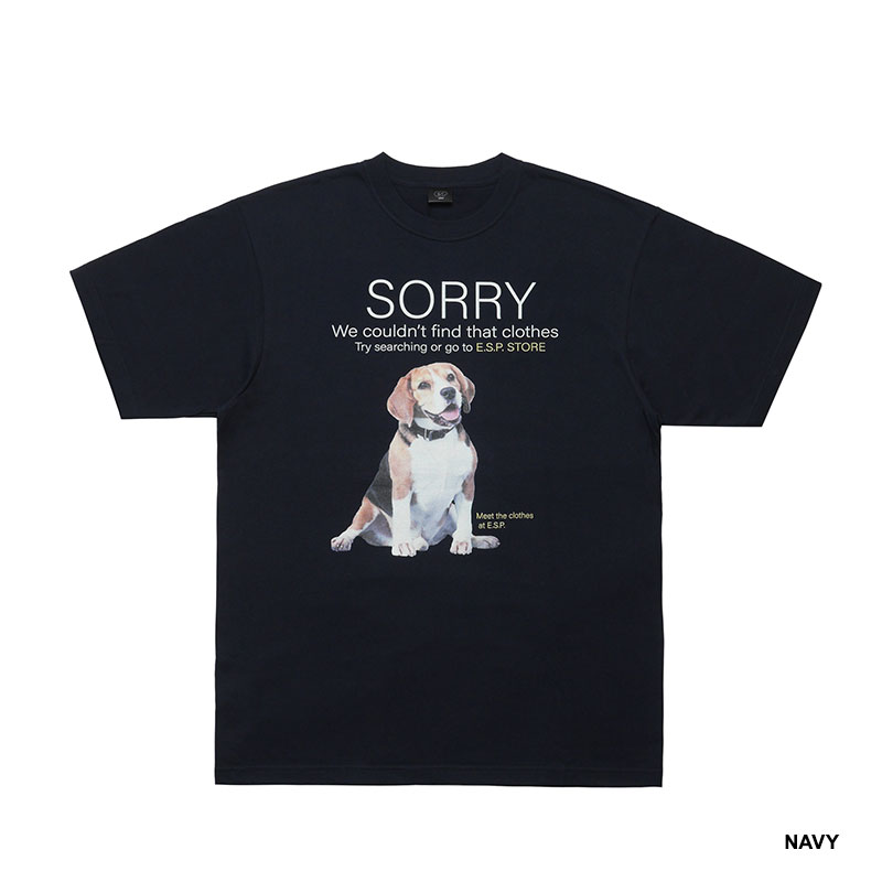 E.S.P.ORIGINAL(イーエスピーオリジナル)/ SORRY SS T-SHIRT -2COLOR-