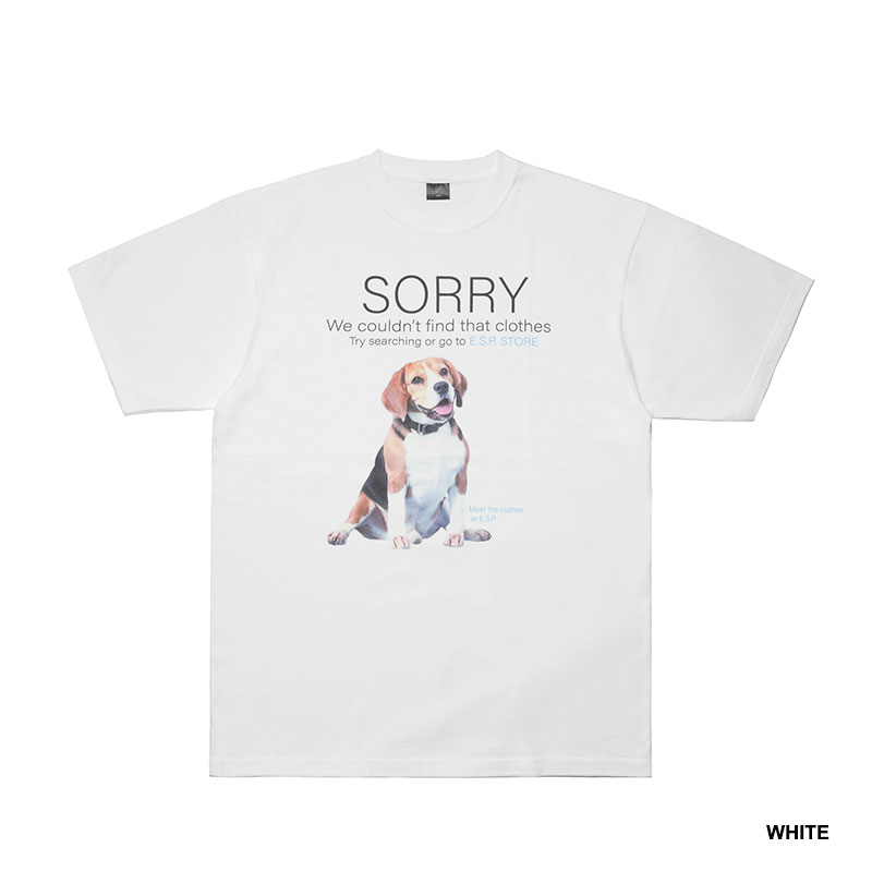 E.S.P.ORIGINAL(イーエスピーオリジナル)/ SORRY SS T-SHIRT -2COLOR-