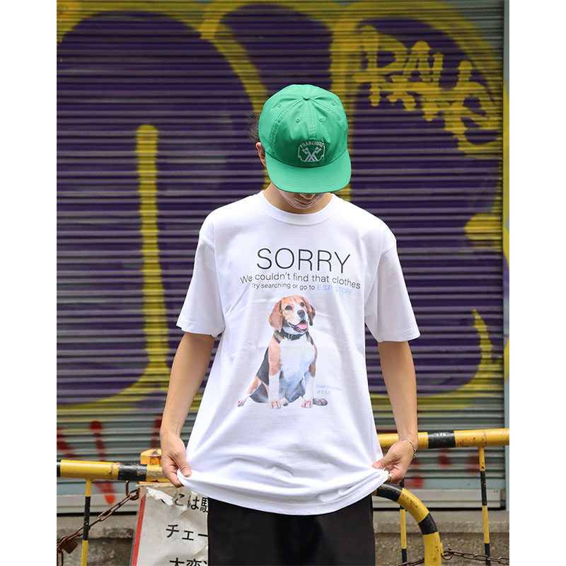 E.S.P.ORIGINAL(イーエスピーオリジナル)/ SORRY SS T-SHIRT -2COLOR-